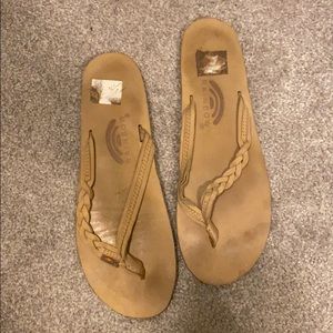 rainbow flip flops - size 8 1/2